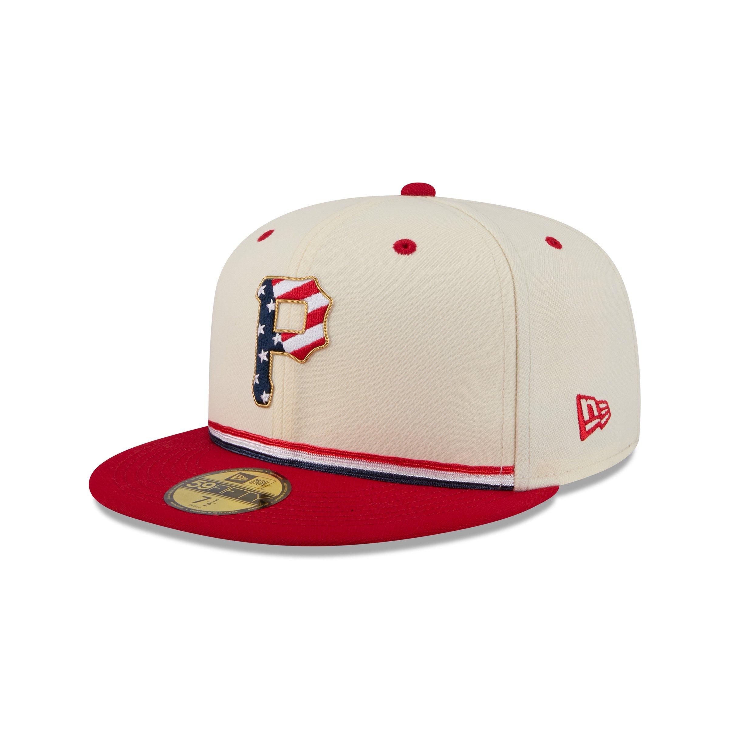 New Era Pittsburgh Pirates 59FIFTY 4th of July Fitted Hat - Red - RED